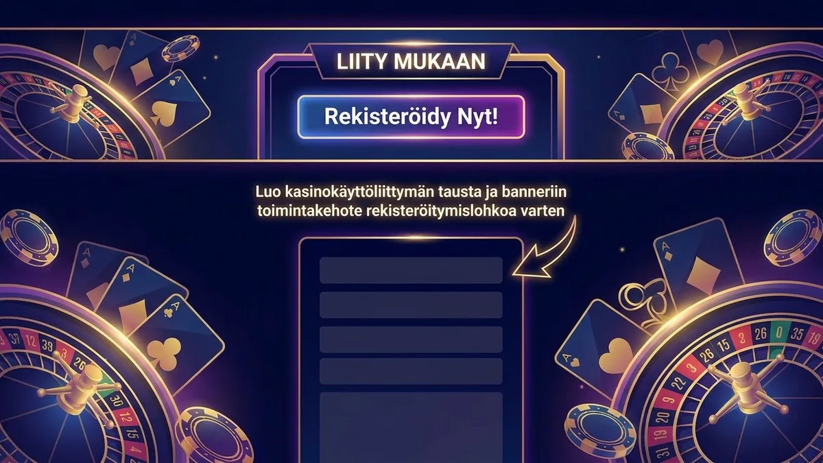 Rekisteröidy bonuksen kanssa