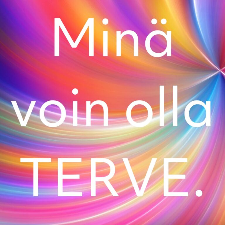 Read more about the article Minä voin olla terve