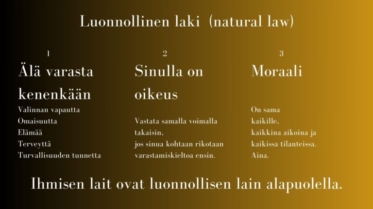 Read more about the article Luonnollinen laki
